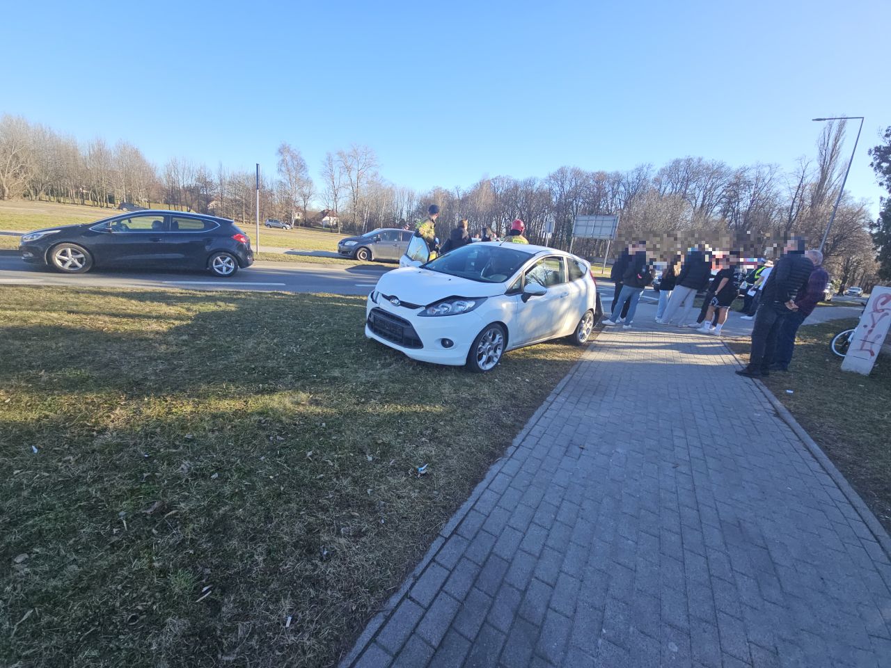 Zderzenie na ul. Łukasińskiego w Świdnicy [FOTO]