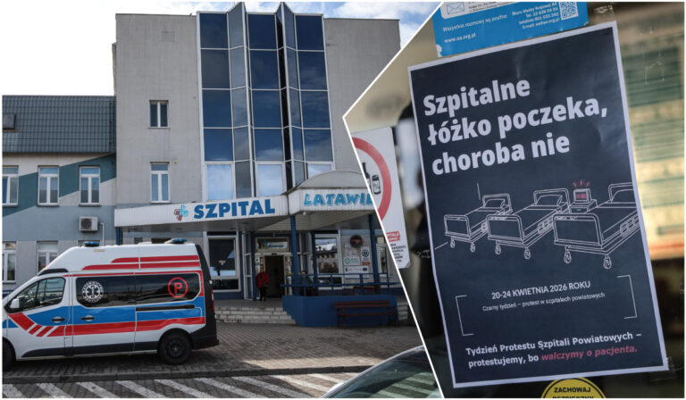 Szpitale powiatowe rozpoczęły „Czarny Tydzień”. Do protestu przyłączył się też świdnicki „Latawiec”