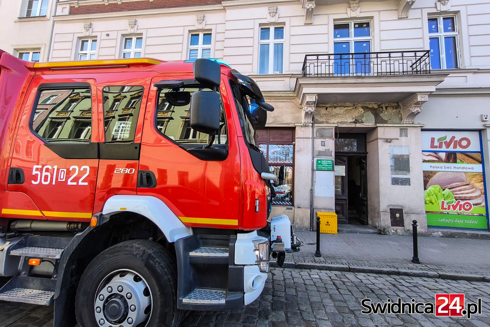 Pożar w lokalu usługowym na Grodzkiej [FOTO]