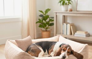 Gdzie kupić legowisko dla psa? Sztruksowe legowisko dla psa MOLLY z e-legowisko.pl