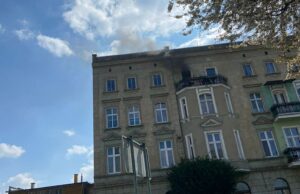 Pożar w mieszkaniu przy Ofiar Oświęcimskich