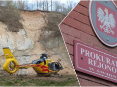 44-latek zginął po upadku ze skarpy nad Bystrzycą. Jego kompan usłyszał zarzut