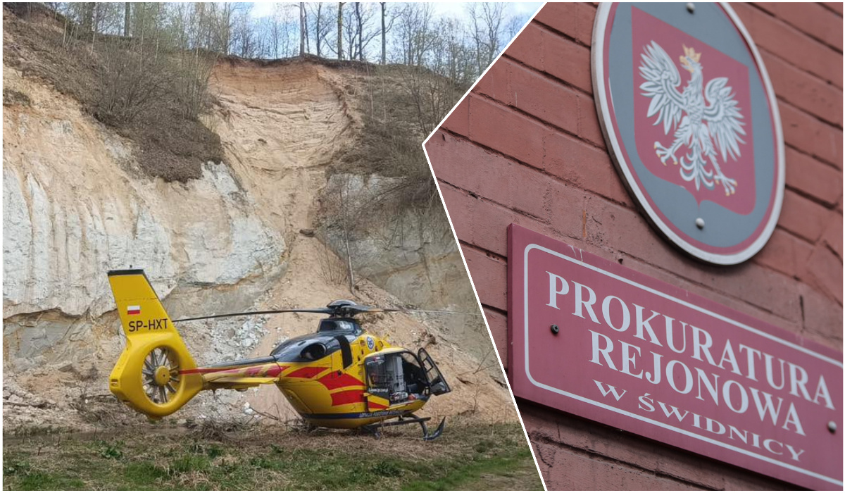 44-latek zginął po upadku ze skarpy nad Bystrzycą. Jego kompan usłyszał zarzut