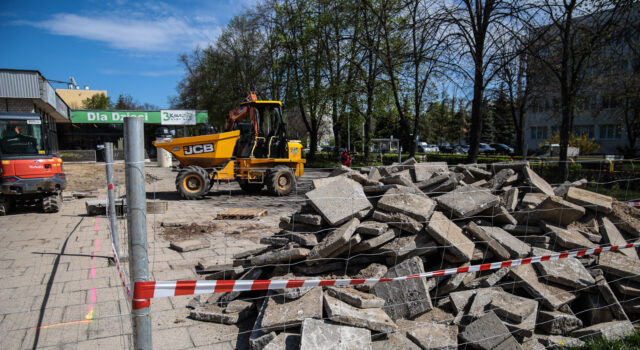 Zamenhofa remont deptaku przy pawilonach 2026.04.23-12