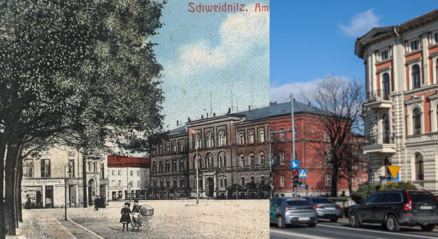 Świdnica wczoraj i dziś. Plac Grunwaldzki