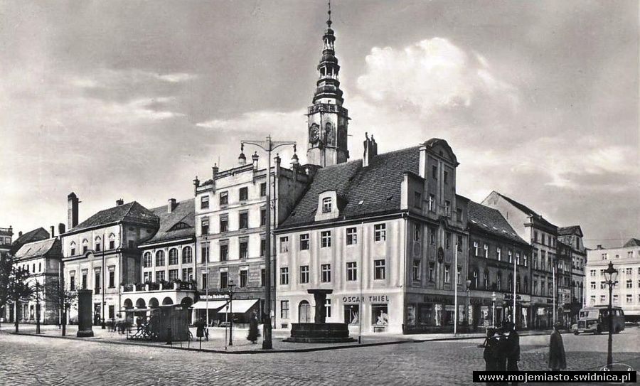 Świdnica wczoraj i dziś. Rynek