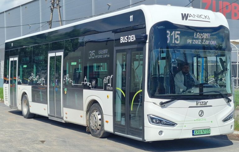 Elektryczny Irizar na testach w Świdnicy