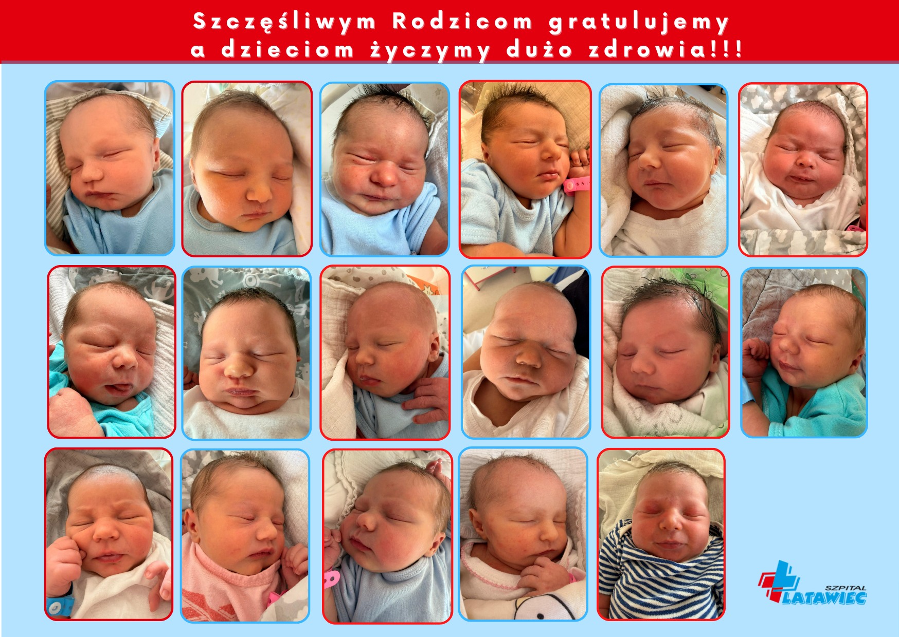 Powitali na świecie niemal 60 maluszków. Kwiecień w świdnickim „Latawcu”