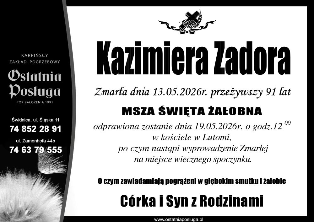 Kazimiera Zadora