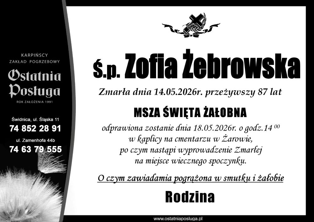Zofia Żebrowska