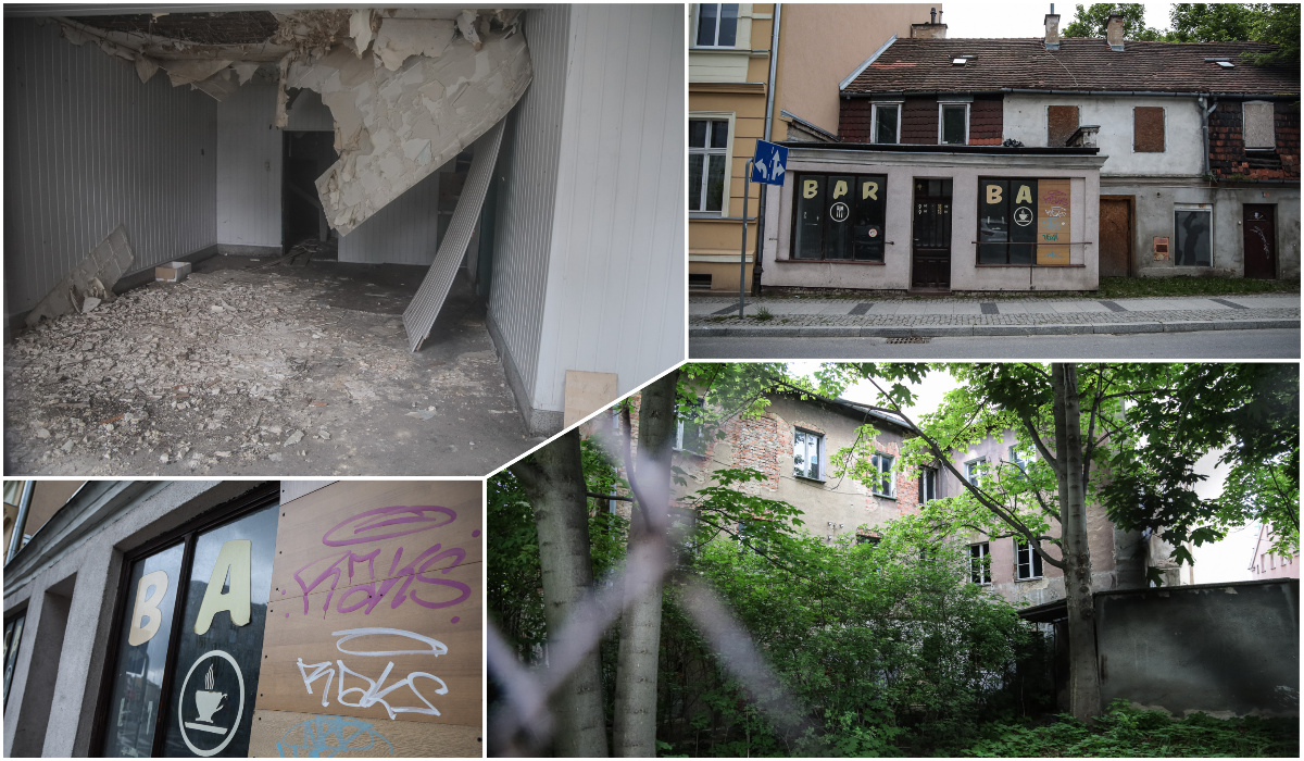 Dawniej mieściła się tam popularna gospoda i bar „U Michała”. Niszczejący budynek zostanie zburzony
