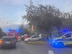 Pożar samochodu na Rolniczej
