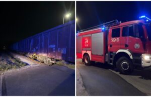 Pociąg towarowy potrącił mężczyznę