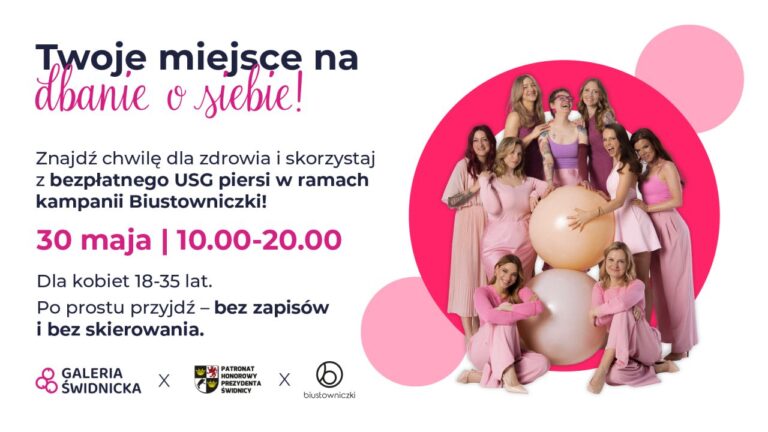 „Biustowniczki” w Galerii Świdnickiej. Wkrótce bezpłatna akcja profilaktyczna dla młodych kobiet