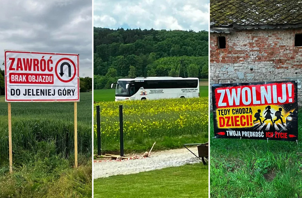 Drogowy koszmar trwa. Mieszkańcy wywiesili banery [FOTO]