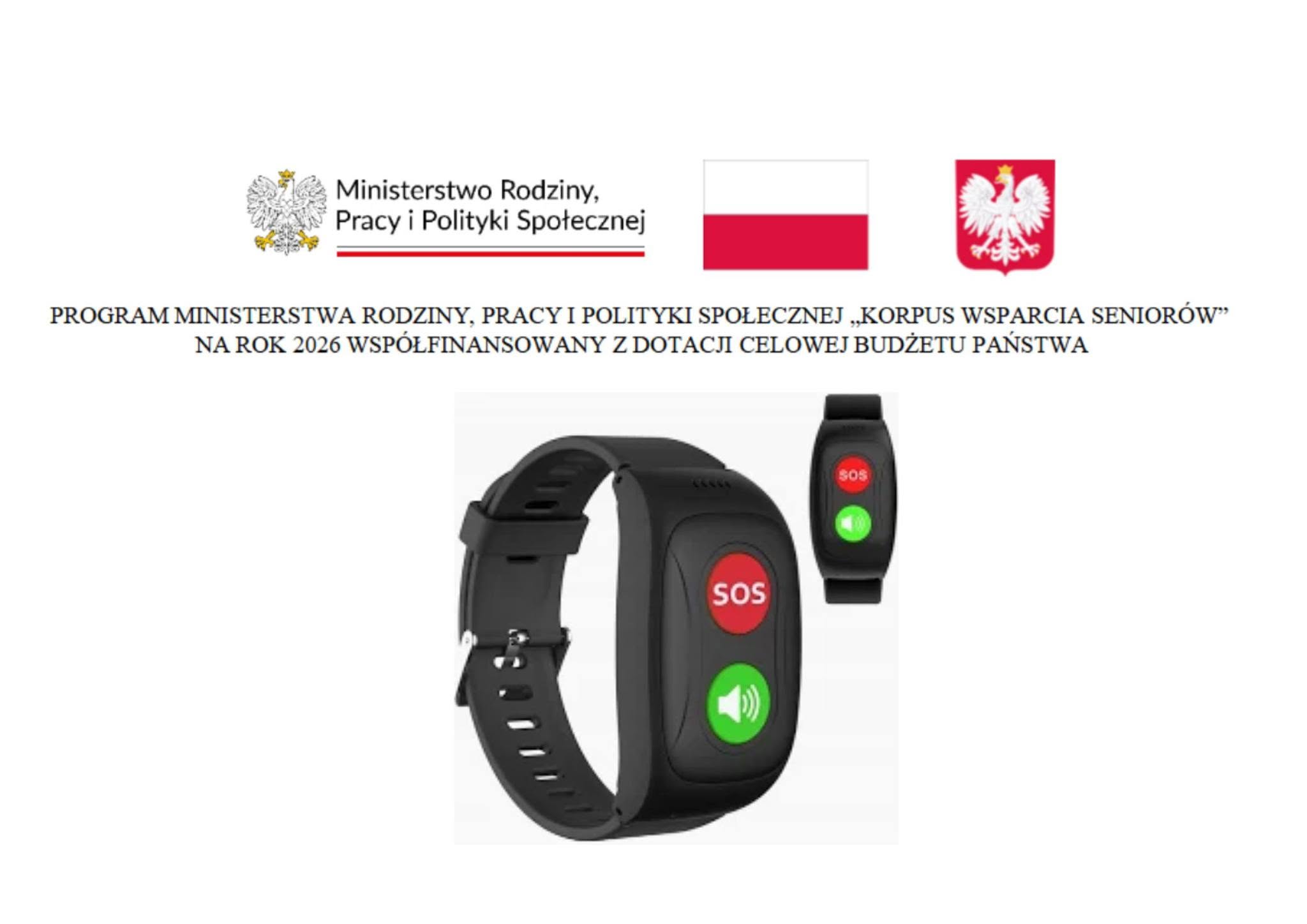 Opaski bezpieczeństwa dla seniorów z gminy Świdnicy. Ruszył nabór