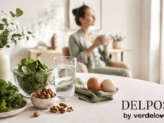 Codzienne nawyki, które wspierają kondycję włosów – dieta, stres, mycie i pielęgnacja Kobieta czesząca zdrowe, lśniące włosy przed lustrem w łazience