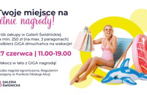 Wakacyjny prezent za zakupy: Galeria Świdnicka rozdaje GIGA dmuchańce