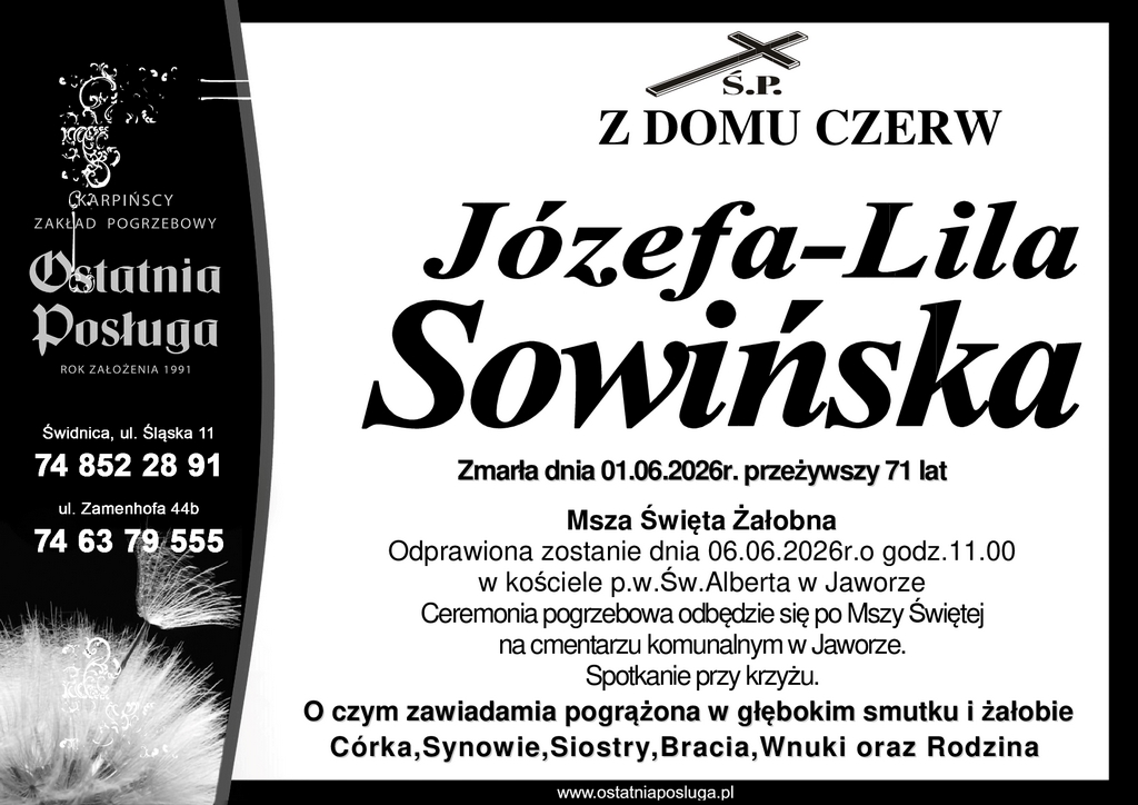 Józefa-Lila Sowińska