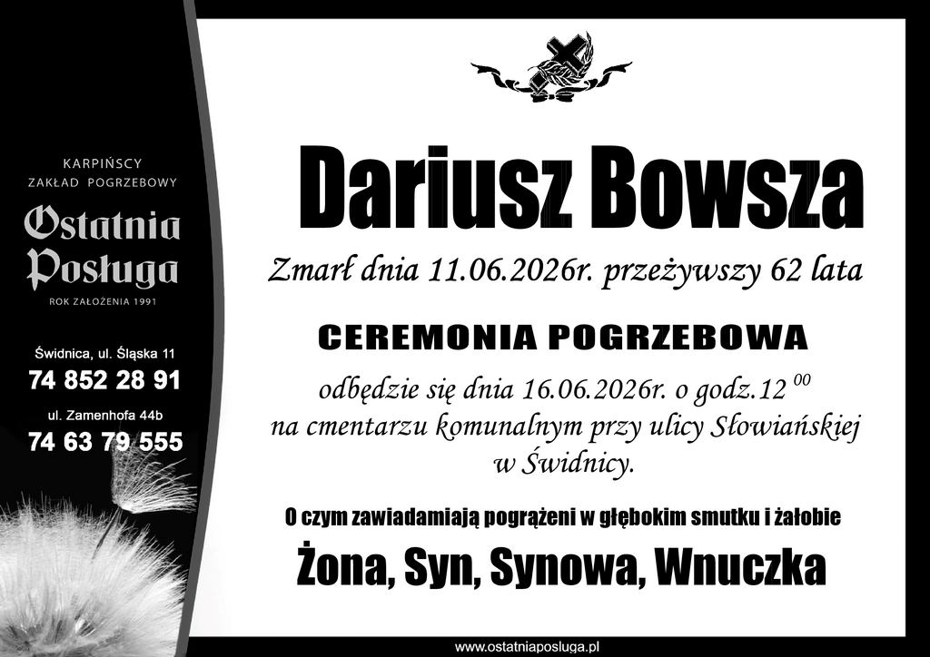 Dariusz Bowsza
