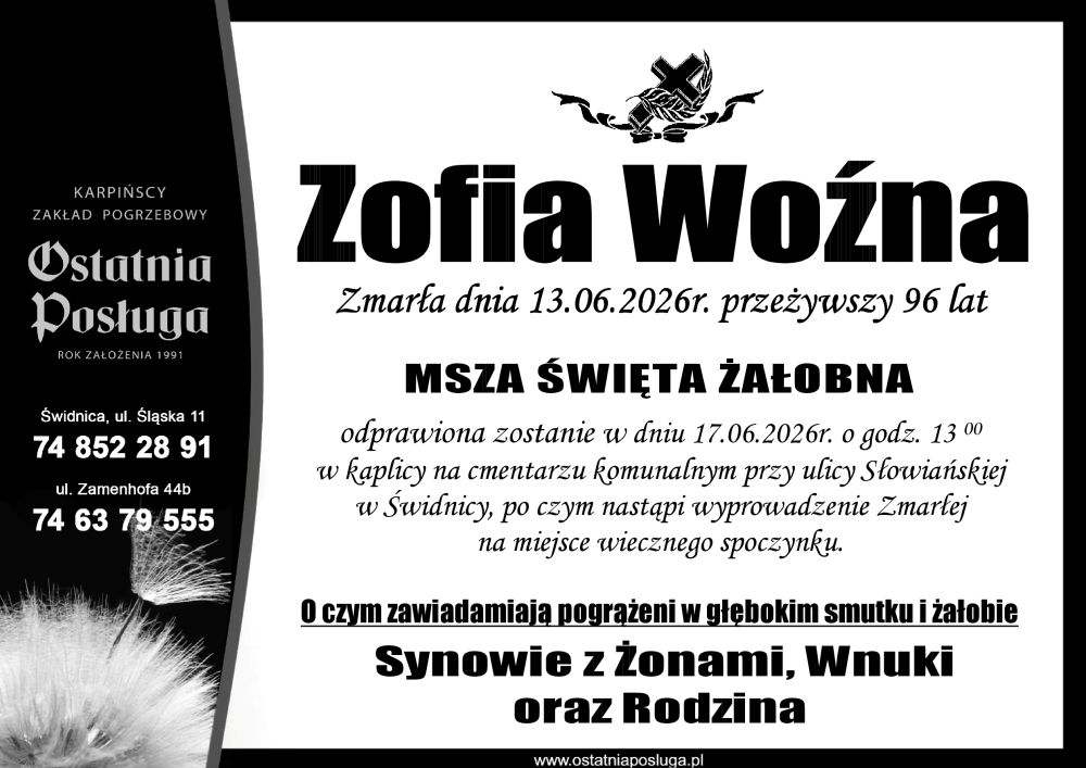 Zofia Woźna