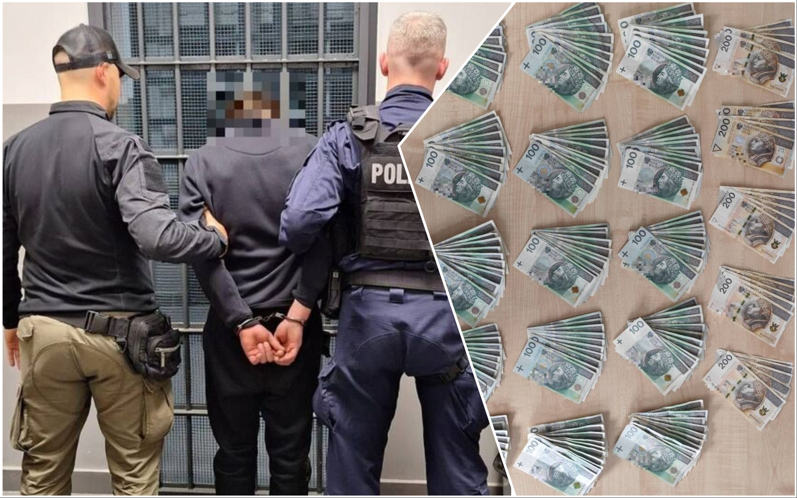 Oszustwo „na policjanta”. 25-latek wpadł podczas odbierania 20 tys. złotych, teraz stanie przed sądem
