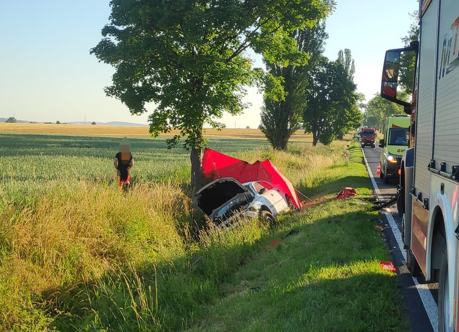 Śmiertelny wypadek na trasie Świebodzice-Grochotów [FOTO]