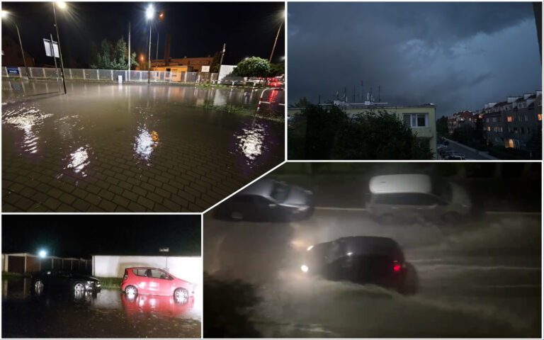 Zalane piwnice i podtopione posesje. Bilans niedzielnej burzy nad regionem [FOTO/VIDEO]