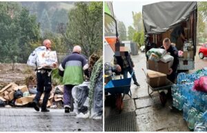 Mieszkańcy Żelazna podziękowali policjantom ze Świdnicy za pomoc podczas powodzi