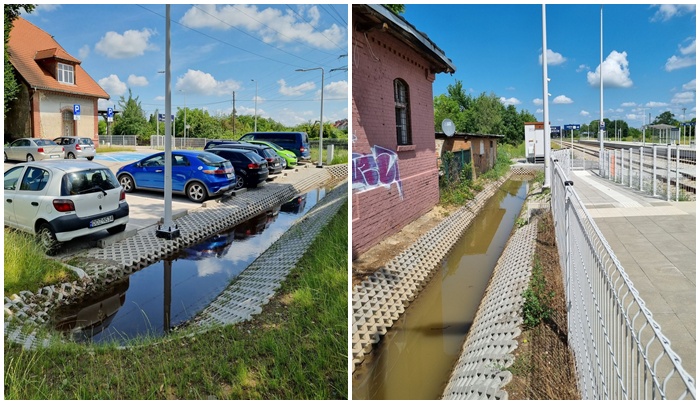 Z fosą, ale bez oświetlenia. Kierowca wskazuje na problemy z nowym parkingiem [FOTO]