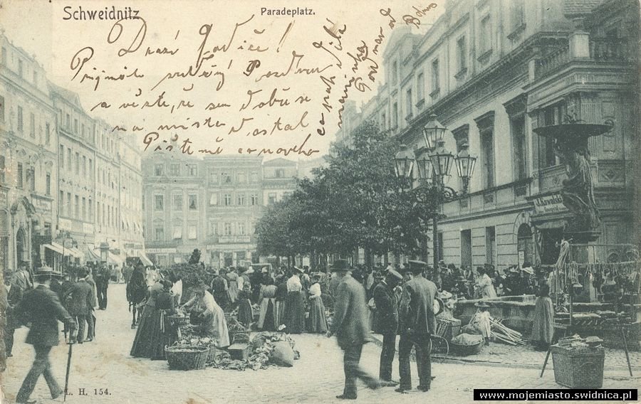 Świdnica wczoraj i dziś. Rynek