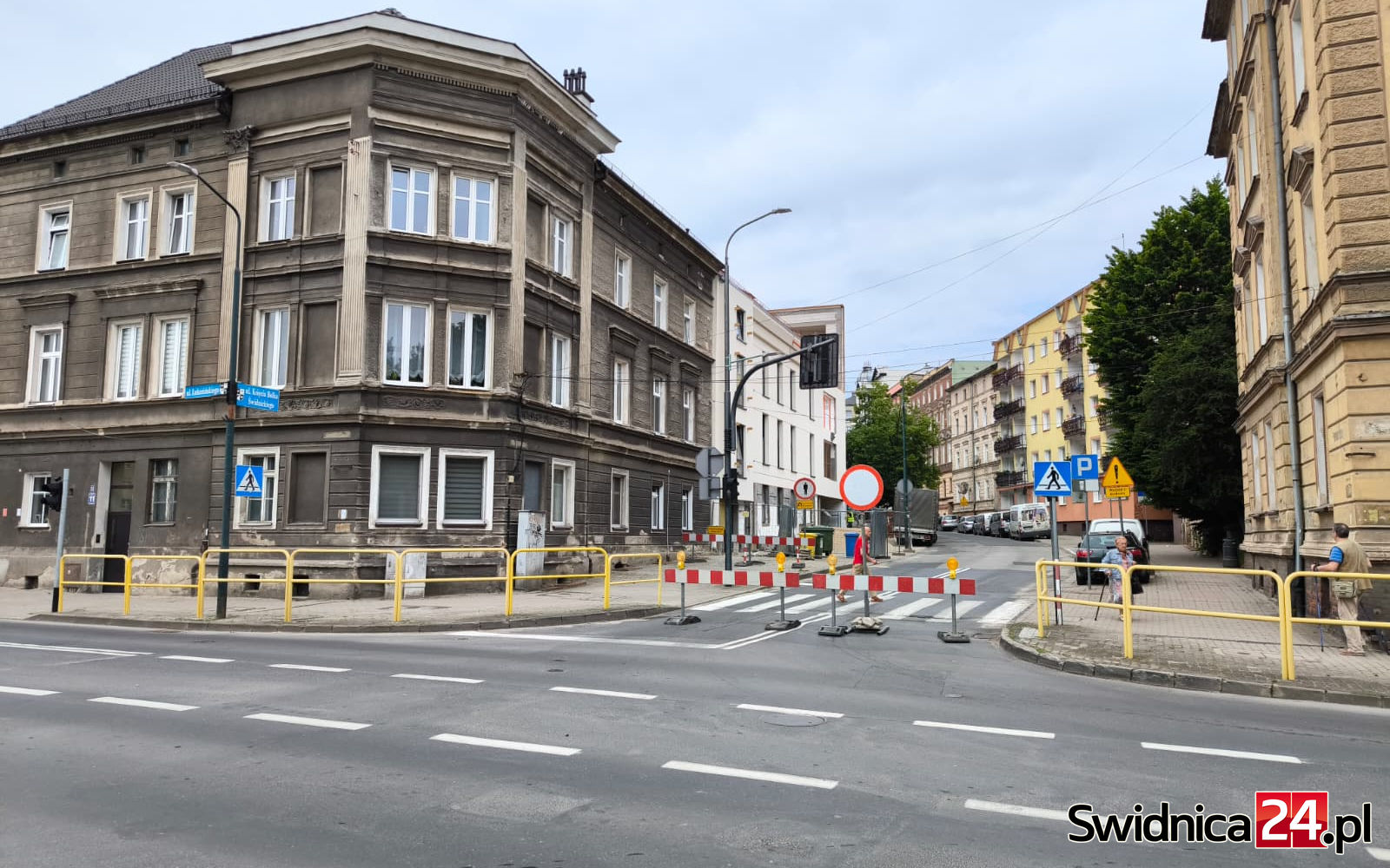 Zamknięto odcinek ulicy Księcia Bolka Świdnickiego