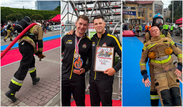 Walczyli o tytuł Najtwardszego Strażaka. Świdniccy funkcjonariusze na podium mistrzostw Polski [FOTO]