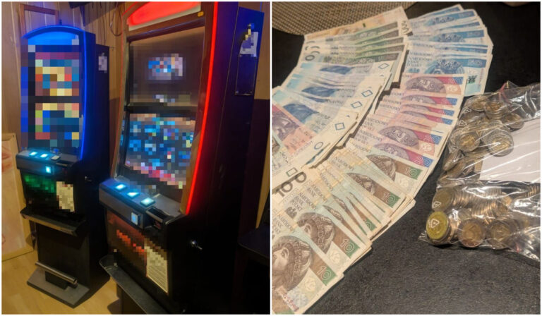 Kolejny nielegalny salon gier zlikwidowany. Policjanci przejęli automaty i gotówkę