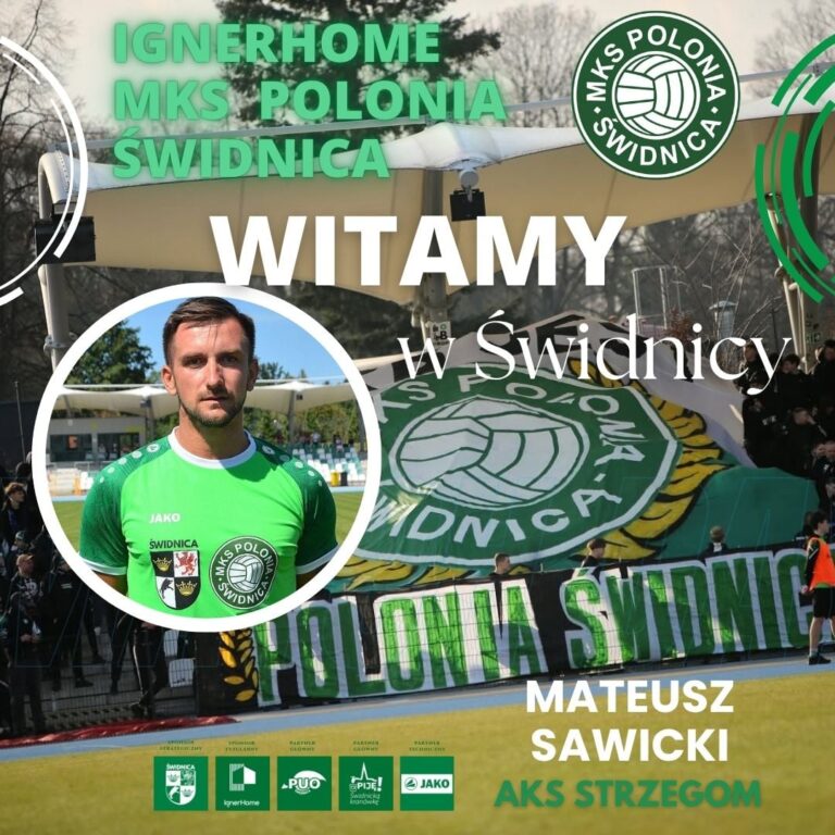 Doświadczony Mateusz Sawicki pierwszym transferem świdnickiej Polonii