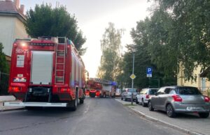 Alarm czujki czadu na Ułańskiej