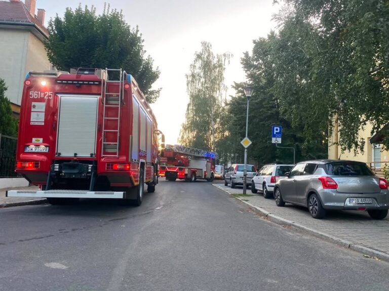 Alarm czujki czadu na Ułańskiej