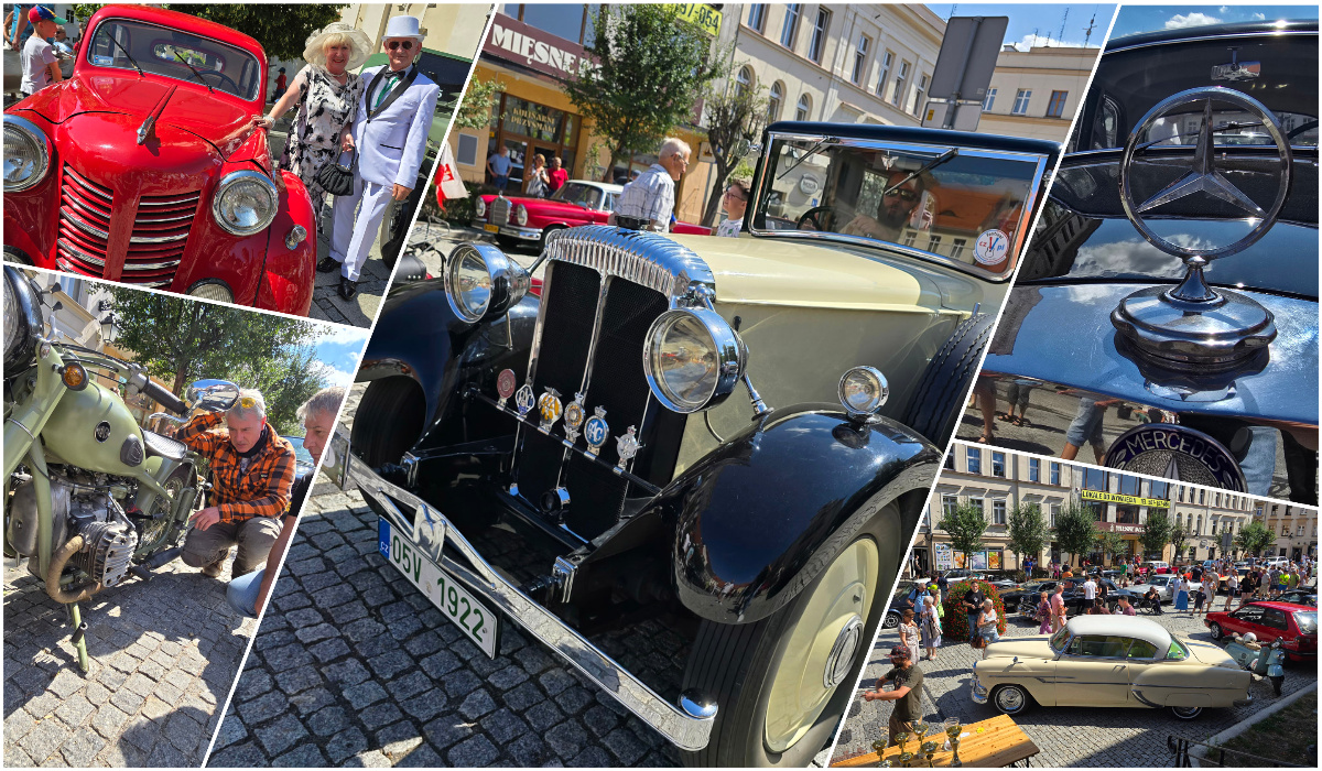 Motoryzacyjne perełki zawitały na drogi regionu. Wśród nich 92-letni Daimler [FOTO/VIDEO]