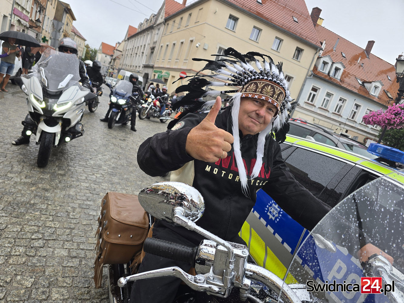 Czternasty Zlot Motocykli w Świebodzicach przyciągnął miłośników jednośladów [FOTO/VIDEO]