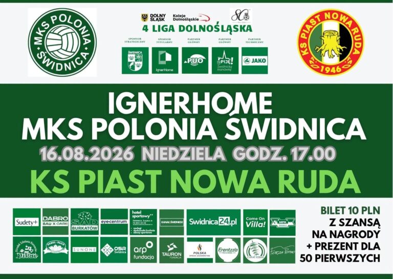 W niedzielę gramy z Piastem Nowa Ruda [BĘDZIE RELACJA LIVE]