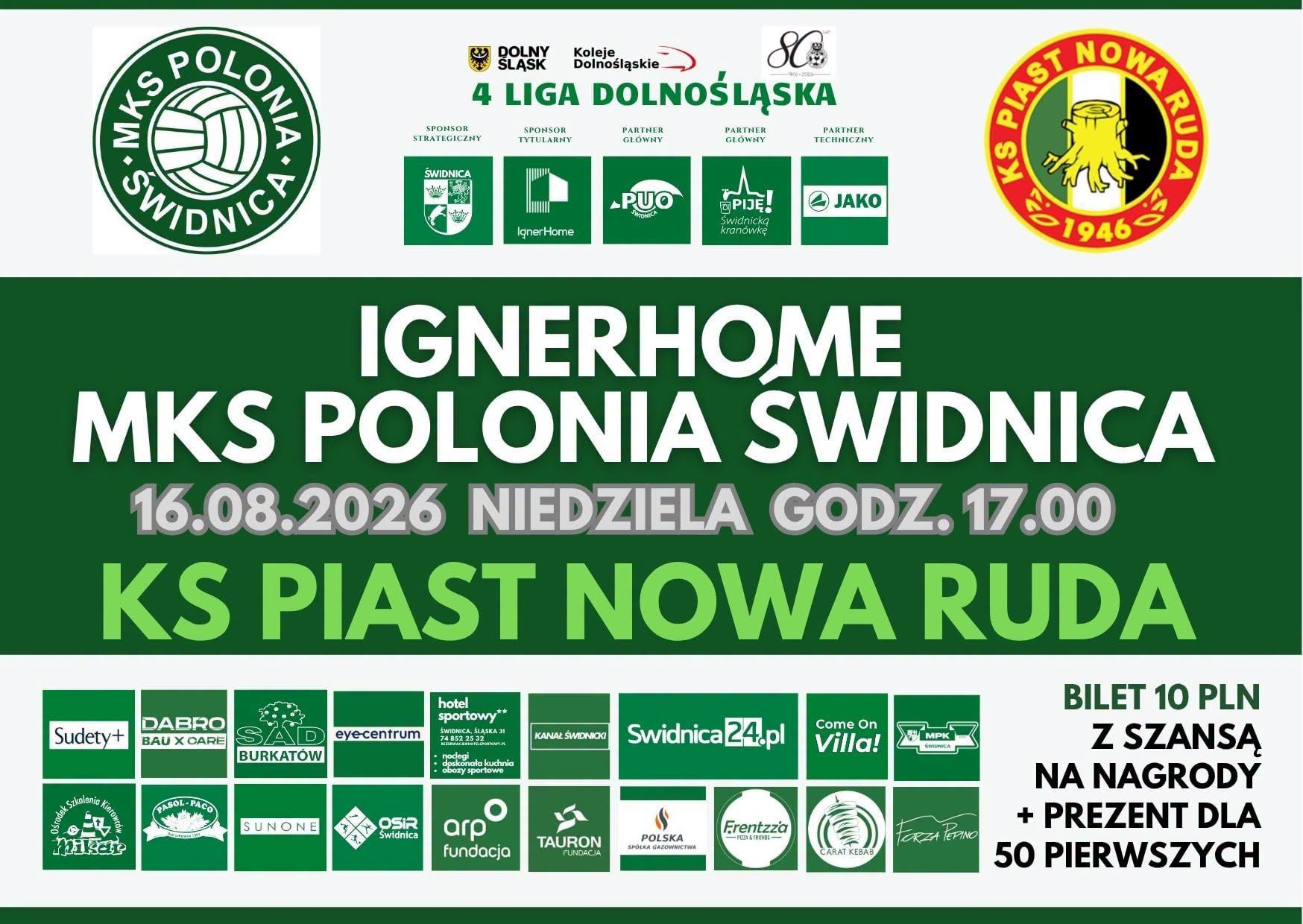 W niedzielę gramy z Piastem Nowa Ruda [BĘDZIE RELACJA LIVE]
