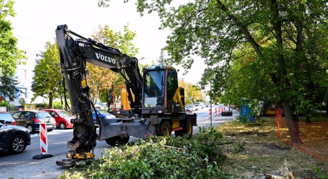 Marcinkowskiego budowa parkingu rozpoczeta 2026.08.05-2 ul. Marcinkowskiego