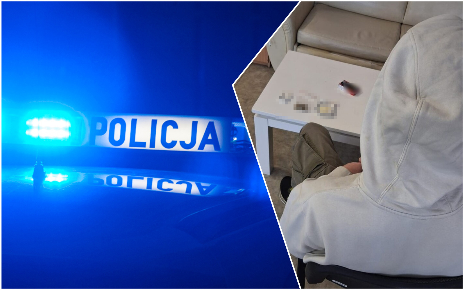 Był poszukiwany, wpadł z niedozwolonymi środkami
