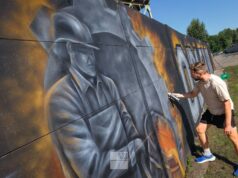 Kolejny mural na streetartowej mapie Świdnicy. Odlewnik na ul. Kliczkowskiej