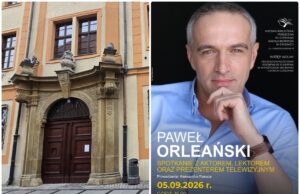 Spotkanie z aktorem i prezenterem Pawłem Orleańskim w Świdnicy. Wcześniej odczyta tekst dyktanda