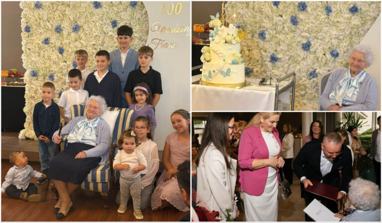 Doczekała się 10 wnucząt i 15 prawnucząt. Franciszka Gąsior świętowała 100. urodziny [FOTO]