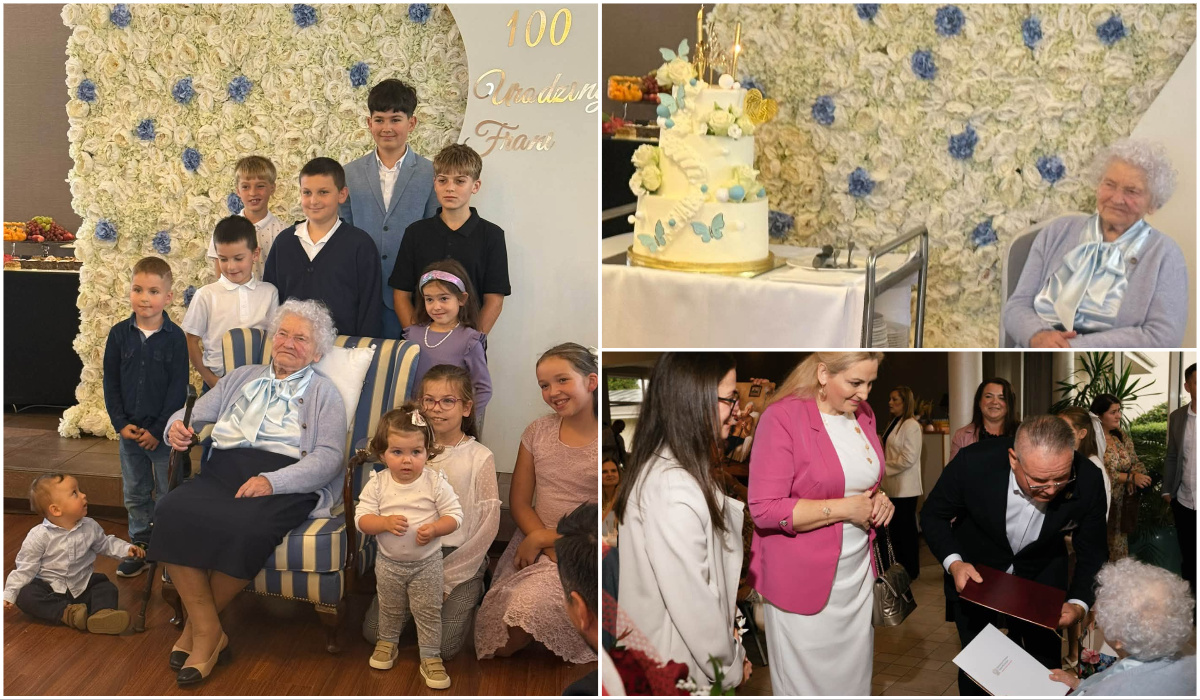 Doczekała się 10 wnucząt i 15 prawnucząt. Franciszka Gąsior świętowała 100. urodziny [FOTO]