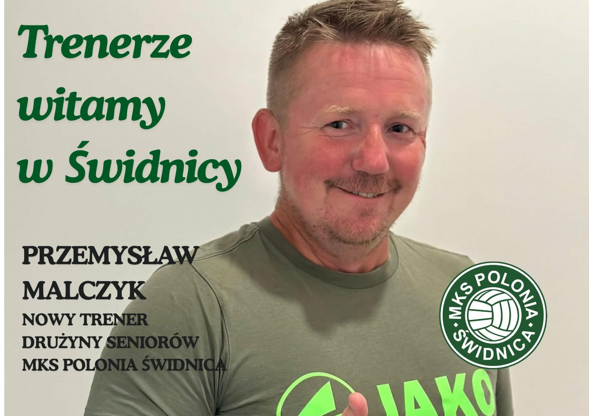 Trener Malczyk wraca na ławkę świdnickiej Polonii!