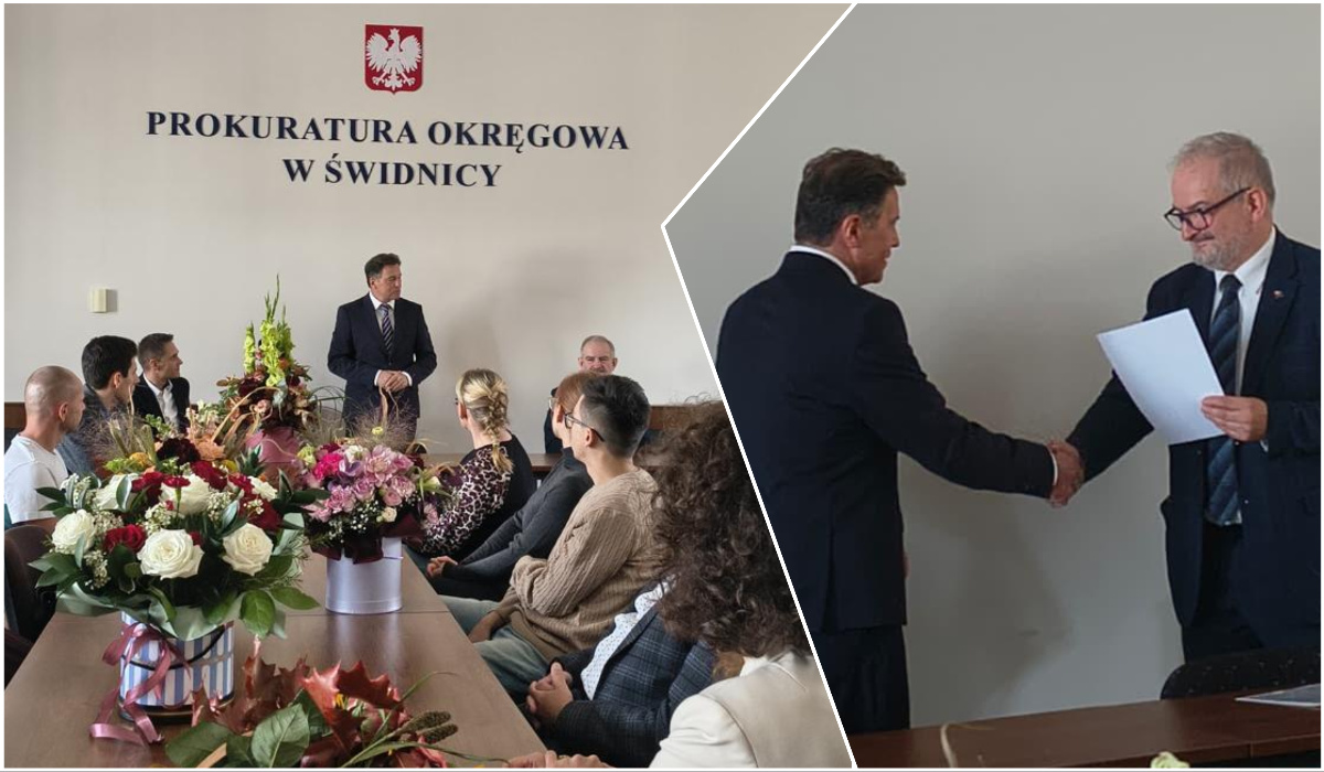 Szef świdnickiej prokuratury oficjalnie powołany na stanowisko [FOTO]