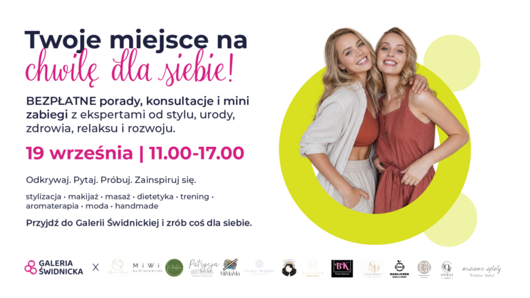 Od stylu po dobre samopoczucie: kobieca sobota w Galerii Świdnickiej